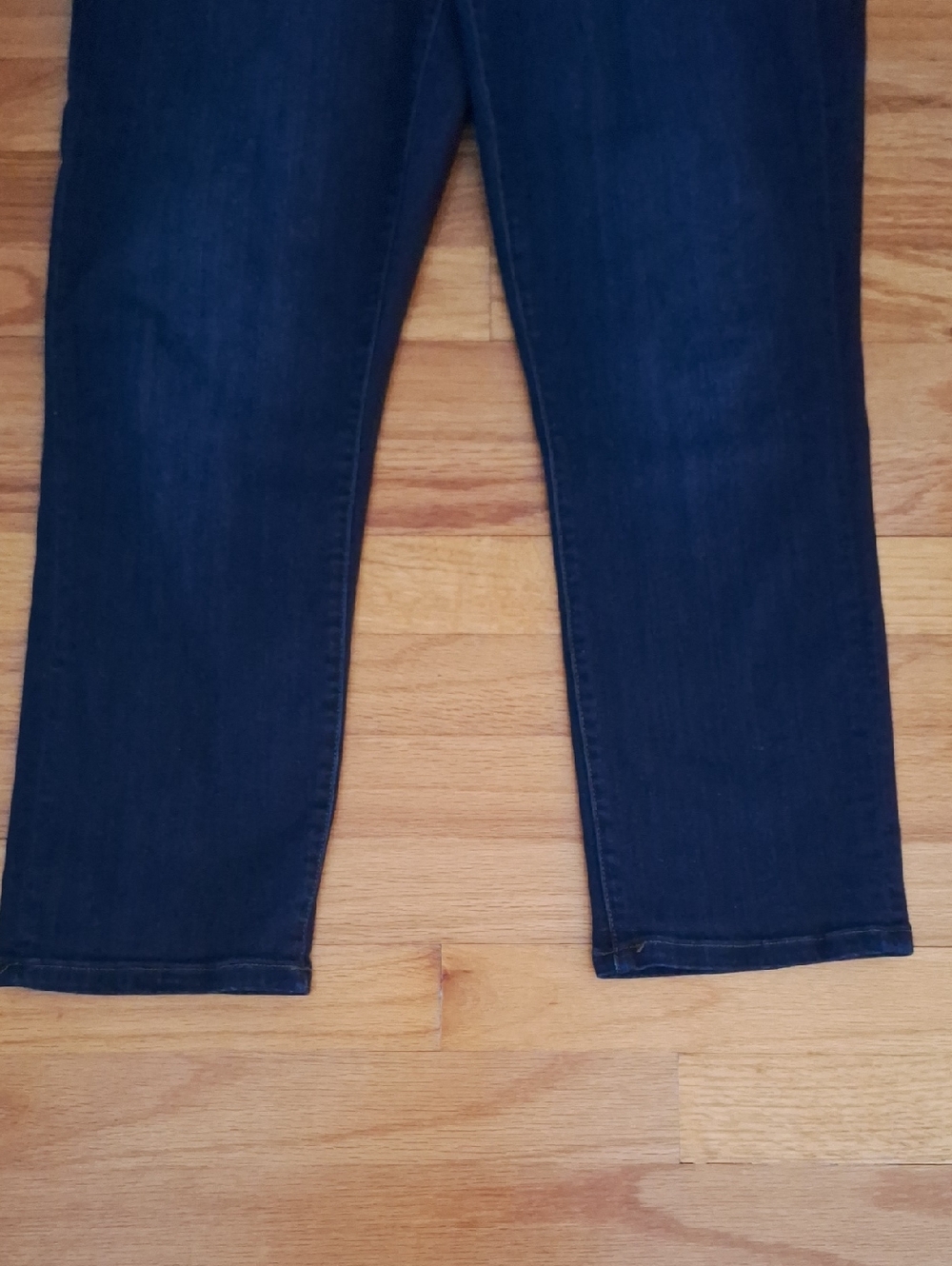 Liverpool Stretch Jeans Crop Jeans Womens 16 W Dark Denim Jeans - Picture 4 of 8